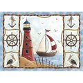 Associated Weavers Custom Printed Rugs LIGHTHOUSE Lighthouse Rug LIGHTHOUSE